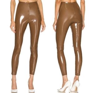 NWT Commando Cinnamon Patent Leather Leggings Size Small